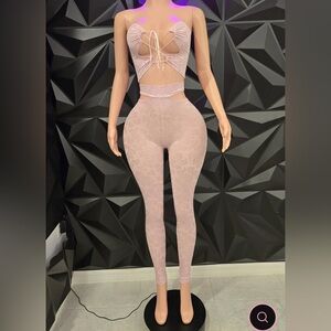 Sexy set. Bartender bottle girl outfit.